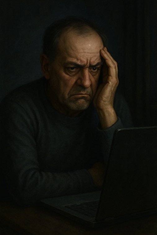 Smutný Bronski za PC..